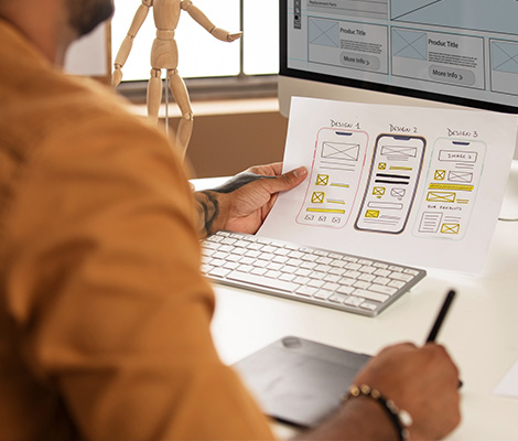 Mobile website design