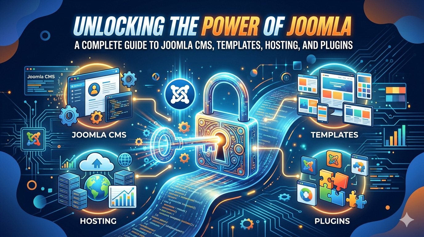 Unlocking the Power of Joomla: A Complete Guide to Joomla CMS, Templates, Hosting, and Plugins